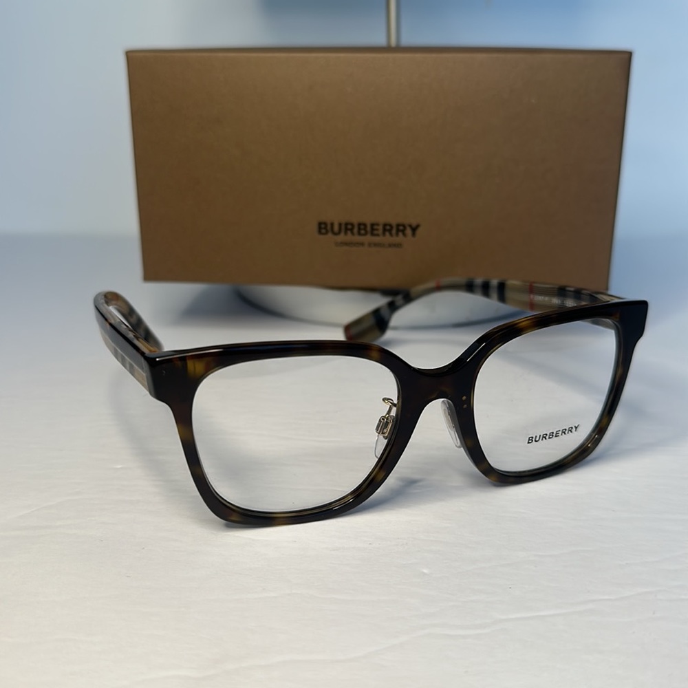 BURBERRY BE2347 EVELYN square Oversized Eyeglasses - Picture 4 of 14